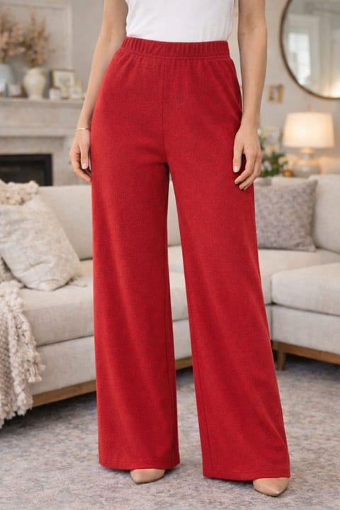 Kaşkorşe Pantolon - Kırmızı