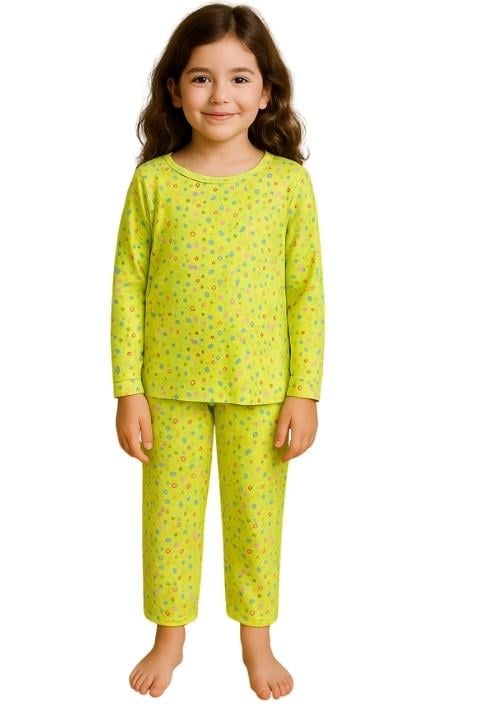 Kız Çocuk Rotasyon Pijama Takımı